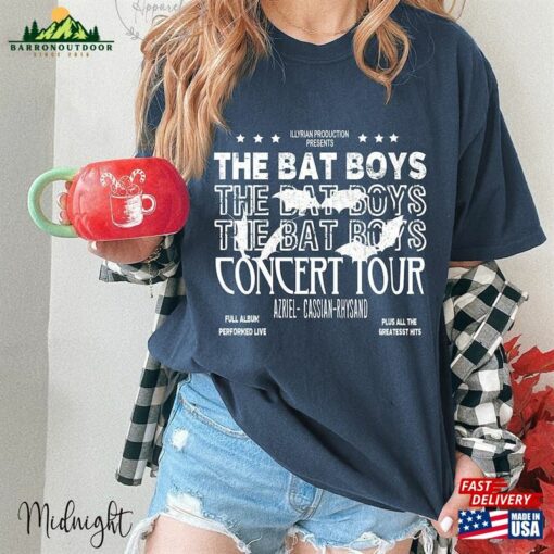 Comfort Colors Bookish The Bat Boys Tour Acotar Fan Club Unisex Sweatshirt