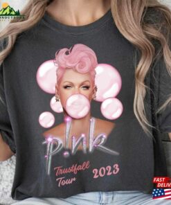 Comfort Colors Concert Shirt Pink Trustfall Tour 2023 Album Tee Classic Sweatshirt
