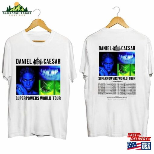 Comfort Colors Daniel Caesar Superpowers World Tour 2023 Shirt Fan Concert Classic Unisex