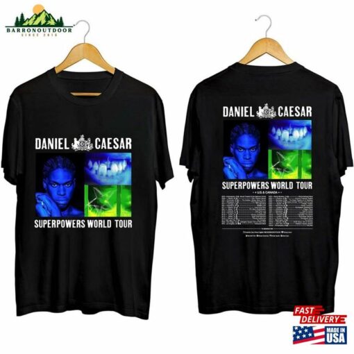 Comfort Colors Daniel Caesar Superpowers World Tour 2023 Shirt Fan Concert Classic Unisex