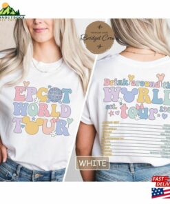 Comfort Colors Disney Epcot Shirt World Tour Drinking Around The Hoodie Unisex