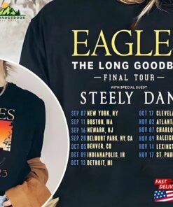 Comfort Colors Eagles Band Tour 2023 2 Sides Shirt The Long Goodbye Finals T-Shirt Unisex
