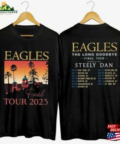 Comfort Colors Eagles Band Tour 2023 2 Sides Shirt The Long Goodbye Finals Unisex Classic