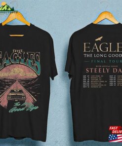 Comfort Colors Eagles Band Tour 2023 2 Sides Shirt The Long Goodbye Finals Unisex T-Shirt