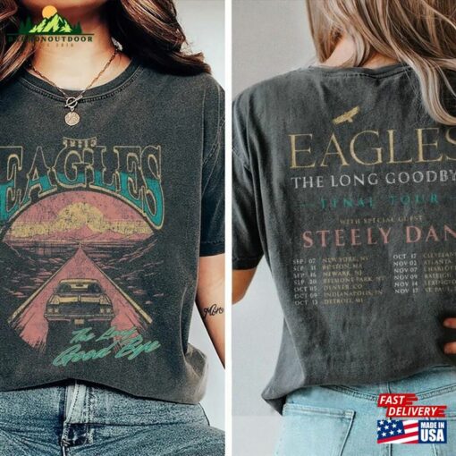 Comfort Colors Eagles Band Tour 2023 2 Sides Shirt The Long Goodbye Gift For Fan Classic Unisex