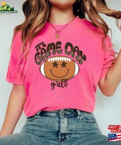 Comfort Colors Its Game Day Yall Shirt Football Sweatshirt American Groovy Hoodie Unisex