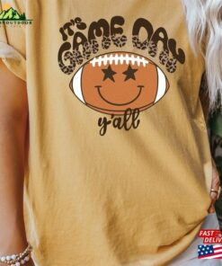 Comfort Colors Its Game Day Yall Shirt Football Sweatshirt American Groovy Hoodie Unisex