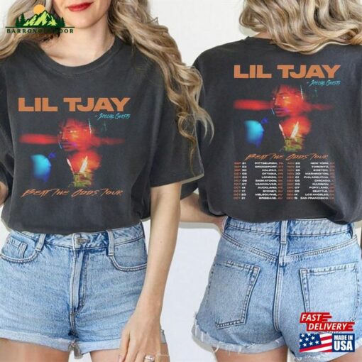 Comfort Colors Lil Tjay Beat The Odds Tour 2023 Shirt Fan Rapper Concert Classic T-Shirt