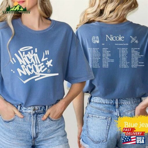 Comfort Colors Niki The Nicole World Tour 2023 Shirt Fan Concert For Unisex Sweatshirt