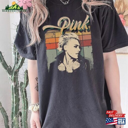 Comfort Colors P!Nk Pink Singer Summer Carnival 2023 T-Shirt Retro Shirt Sweatshirt