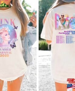 Comfort Colors P!Nk Summer Carnival 2023 Trustfall Album Tee Pink Singer Tour Hoodie T-Shirt