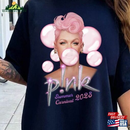 Comfort Colors P!Nk Summer Carnival 2023 Trustfall Album Tee Pink Singer Tour Sweatshirt Hoodie