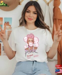 Comfort Colors Pink Trustfall Tour 2023 Album Tee Singer Music Festival Shirt Concert Apparel Hoodie Classic