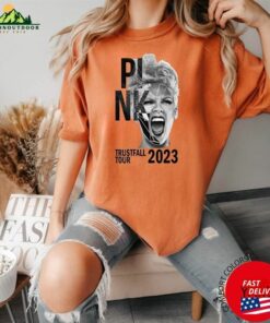 Comfort Colors Pink Trustfall Tour 2023 Album Tee Singer Music Festival Shirt Concert Apparel Sweatshirt Classic Comfort Colors Pink Trustfall Tour 2023 Album Tee Singer Music Festival Shirt Concert Apparel Sweatshirt Classic