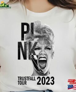 Comfort Colors Pink Trustfall Tour 2023 Album Tee Singer Music Festival Shirt Concert Apparel Sweatshirt Classic