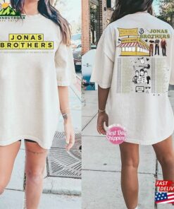Comfort Color’s Shirt Jonas Brothers Vintage Tour Graphic Tee Hoodie T-Shirt