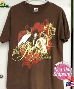 Comfort Color’s Shirt Jonas Brothers Vintage Tour Graphic Tee Hoodie Unisex
