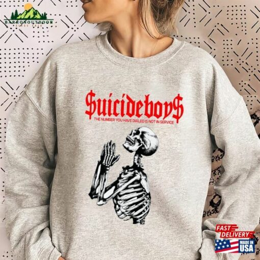 Comfort Colors Suicide Boys Movie Rapper Retro Grey Day Tour 2023 Shirt Unisex Hoodie