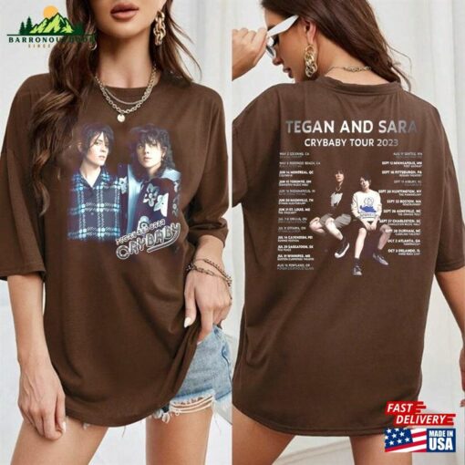 Comfort Colors Tegan And Sara Cry Baby Tour 2023 Shirt Concert Classic Sweatshirt