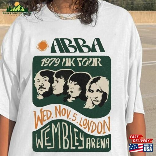 Comfort Colors The Abba T-Shirt Retro 1979 Uk Tour Sweatshirt Gift For Fan