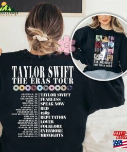 Comfort Colors The Eras Tour 2 Sides T Shirt Taylor Swiftie Shirt 2023 Classic Unisex 3