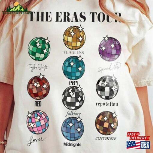 Comfort Colors The Eras Tour T-Shirts Disco Ball Shirt Taylor 2023 Unisex Sweatshirt