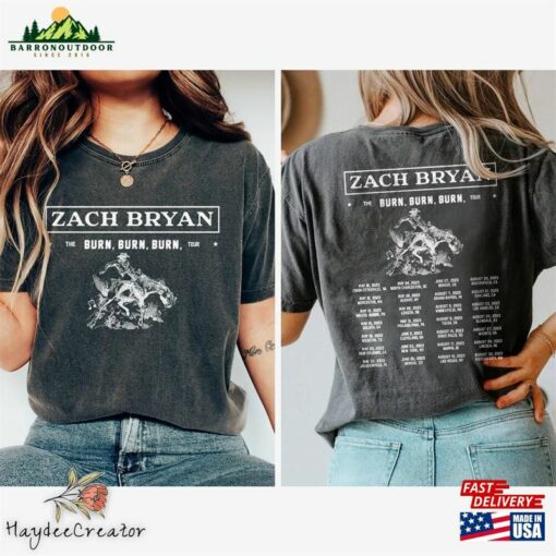 Comfort Colors Zach Bryan Shirt Fan Merch Western Cowboy Hoodie Sweatshirt