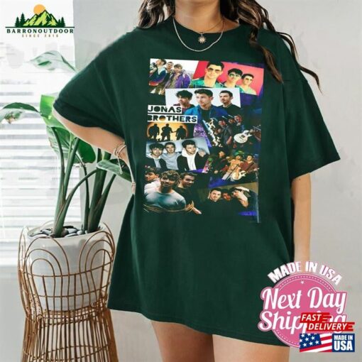 Comfort T-Shirt Five Album One Night Shirt Concert 2023 Retro Unisex Gift Jonas 90 Sweatshirt Classic