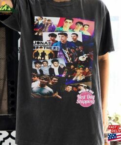 Comfort T-Shirt Five Album One Night Shirt Concert 2023 Retro Unisex Gift Jonas 90 Sweatshirt Classic