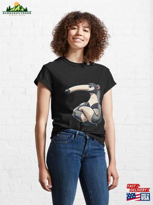 Confident Anteater Cartoon Animal Design Classic T-Shirt