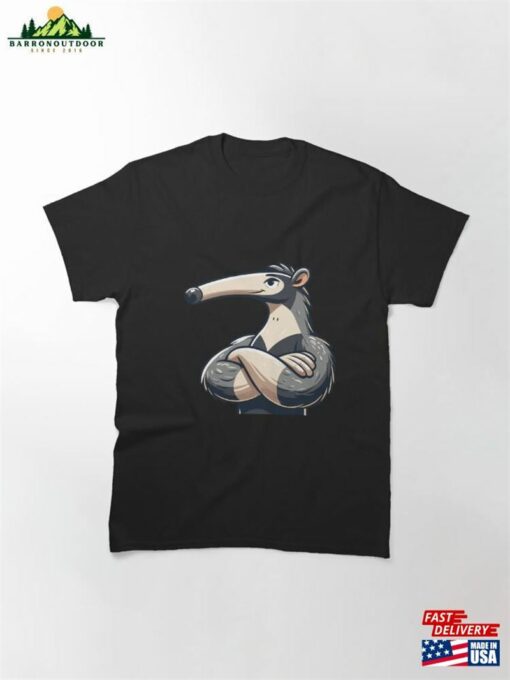 Confident Anteater Cartoon Animal Design Classic T-Shirt