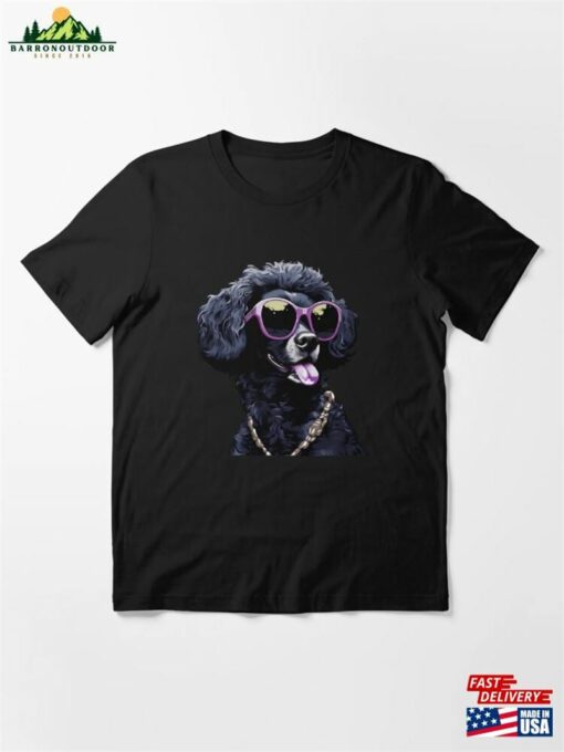 Cool Black Toy Poodle Eastbound And Down Essential T-Shirt Unisex