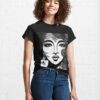 Cool Girl Portrait Art Classic T-Shirt