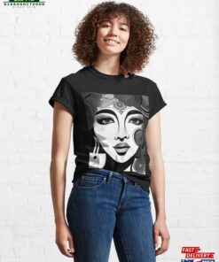 Cool Girl Portrait Art Classic T-Shirt Cool Girl Portrait Art Classic T-Shirt