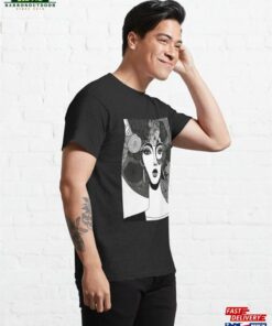 Cool Girl Portrait Art Classic T Shirt Hoodie 4