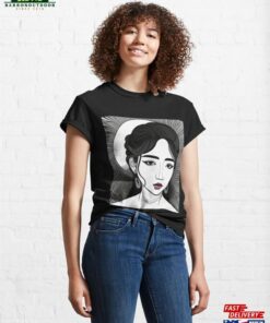 Cool Girl Portrait Classic T Shirt Hoodie Unisex 3