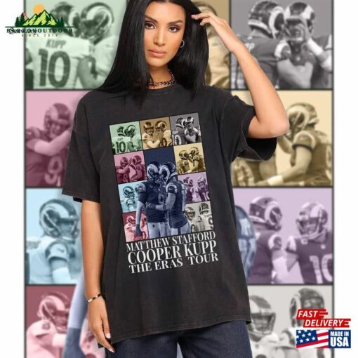 Cooper Kupp Matthew Stafford The Eras Tour Football Fan Shirt Classic 90S Graphic Tee Unisex T-Shirt