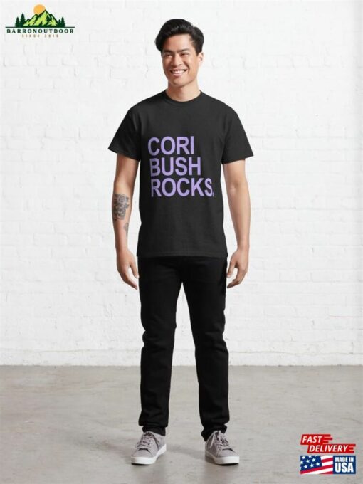 Cori Bush T-Shirtcori Rocks Blm Fist (Lavender 2) Classic T-Shirt Hoodie