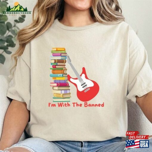 Cotton Shirt Banned Books Book Stack Classic Hoodie