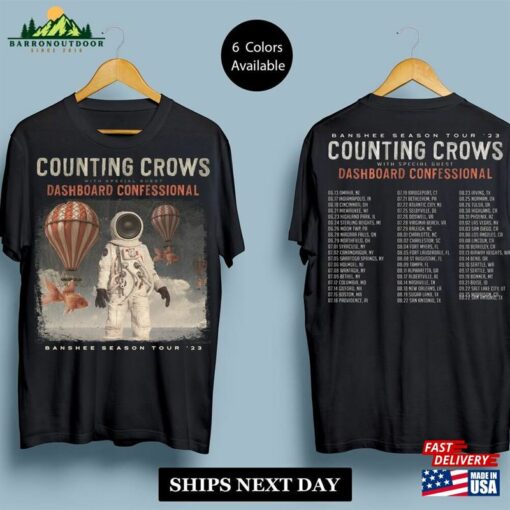 Counting Crows Banshee Season Tour 2023 Unisex Shirt T-Shirt