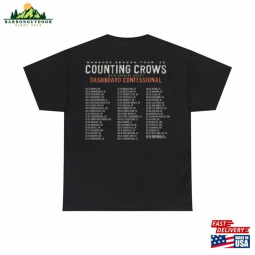 Counting Crows Banshee Season Tour 2023 Unisex Shirt T-Shirt