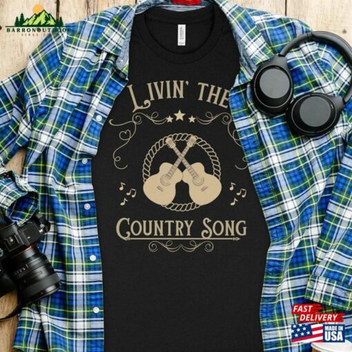 Country Music T-Shirt Guitar Shirt Lover Sweatshirt