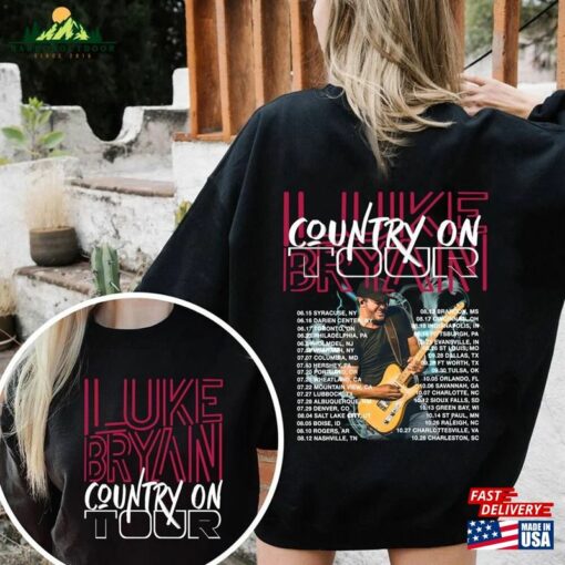 Country On Tour 2023 Shirt Br Yan Retro 90S Vintage Western T-Shirt Unisex