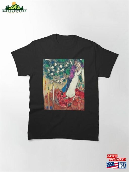 Couple Du Village Dessin Par Marc Chagall Paintings Artwork Classic T-Shirt Hoodie