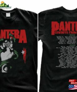 Cowboy From The Hell Tour 2023 Shirt Pantera Band For Fan Metal Rock Concert T-Shirt Classic