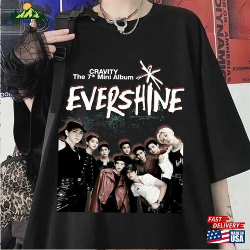 Cravity The 7Th Mini Album Evershine Shirt Kpop Tour Sweatshirt T-Shirt