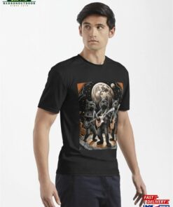 Crazy Black Cats Rock N Roll Band Active T-Shirt Unisex Classic 2 Crazy Black Cats Rock N Roll Band Active T Shirt Unisex Classic 3