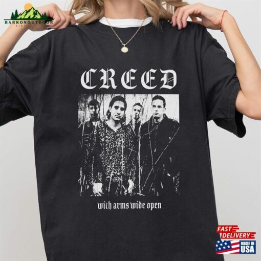 Creed 2024 Tour Summer Of ’99 Shirt Band Fan Concert T-Shirt Hoodie