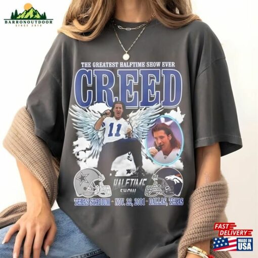 Creed Band Fan T-Shirt Summer Of ’99 Concert Shirt The Greatest Halftime Show Ever Hoodie Classic