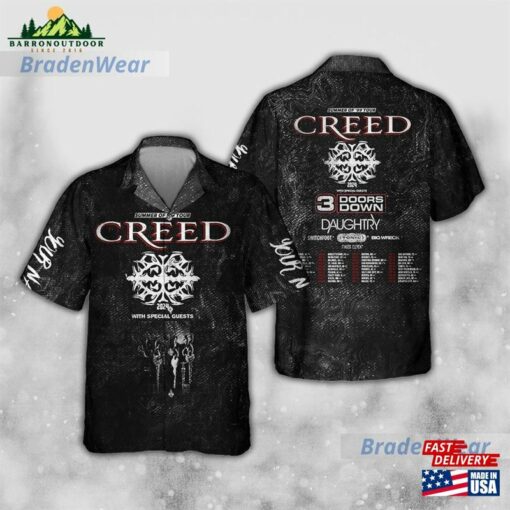 Creed Huge 2024 Reunion Tour Single Day Festival 3D Hoodie Sweatshirt